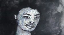 Oyalı Kadın, Kağıt Üzerine Mürekkep, 30-40 cm, 2012