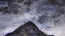 Göztepe Kargaları, Alacakaranlık, Kağıt Üzerine Mürekkep, 30-40 cm, 2012